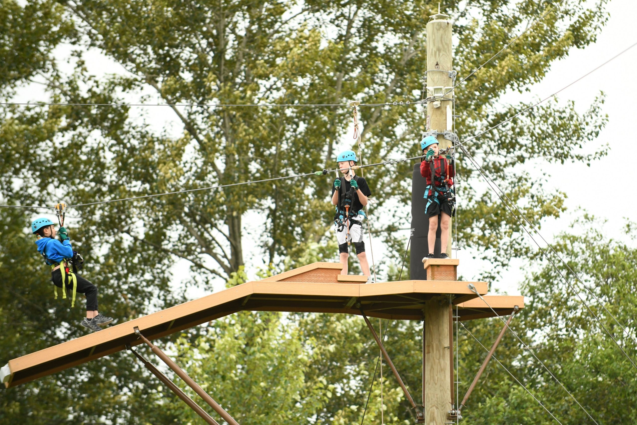 high trek zipline