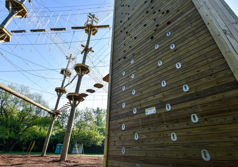 Ground level view of YMCA Camp Campbell Gard