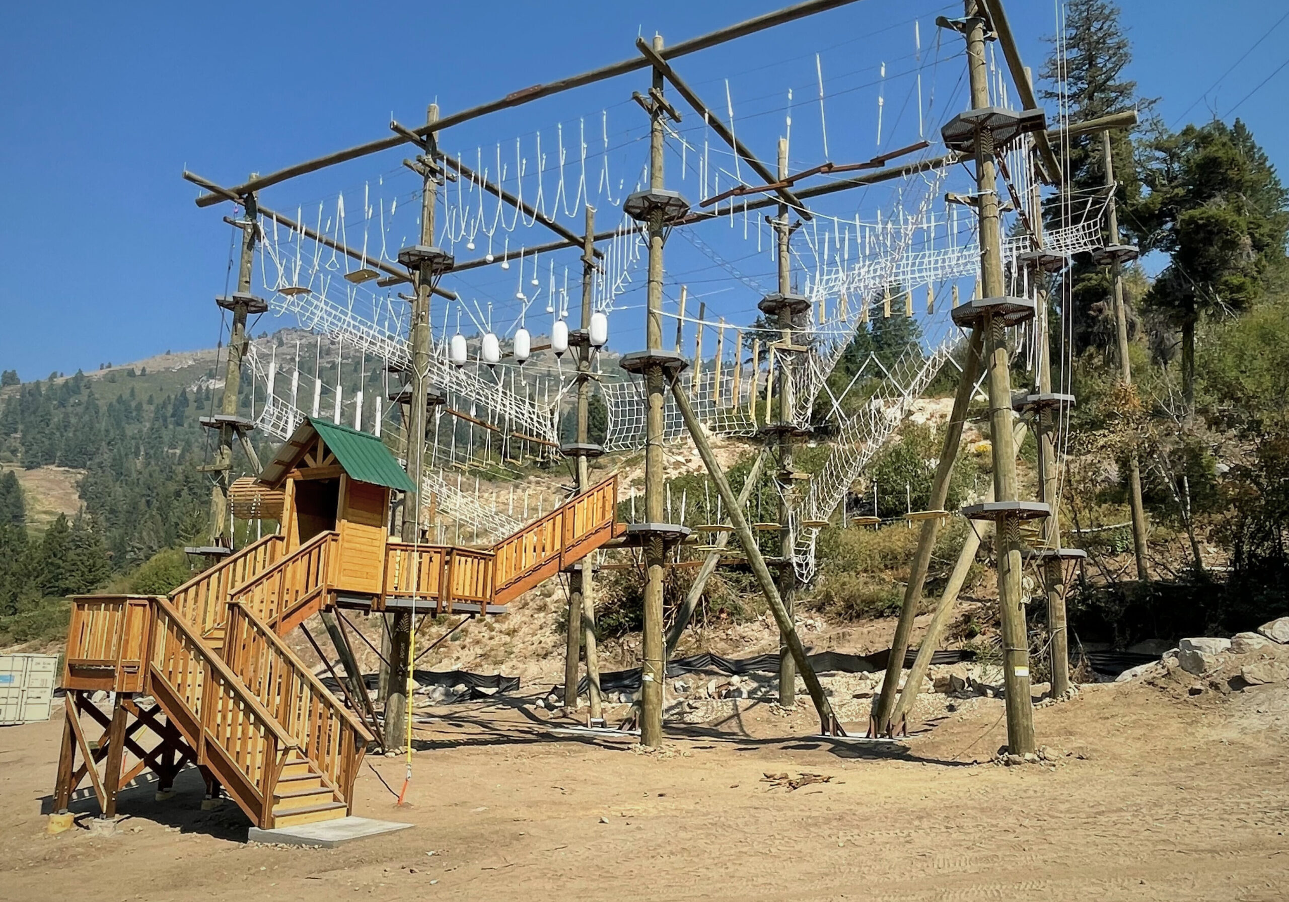 WestPark adventure course at Bogus Basin Mountain Recreation Area.