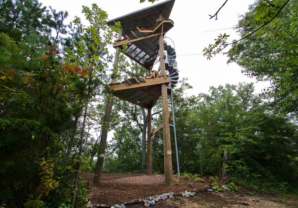 Mountaintop Zipline Tour at the Nantahala Outdoor Center Bryson City, NC-2