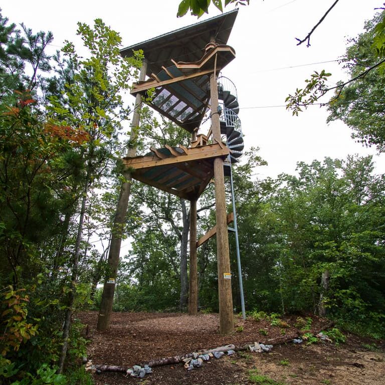 Mountaintop Zipline Tour at the Nantahala Outdoor Center Bryson City, NC-2