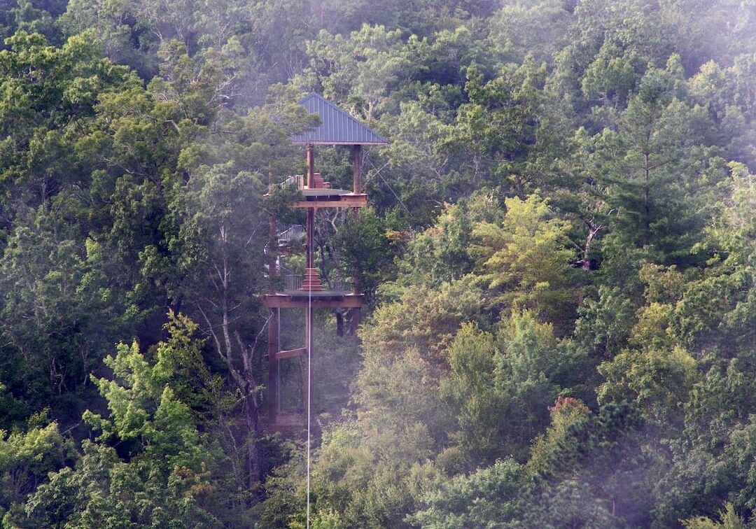 Mountaintop Zipline Tour at the Nantahala Outdoor Center Bryson City, NC-3