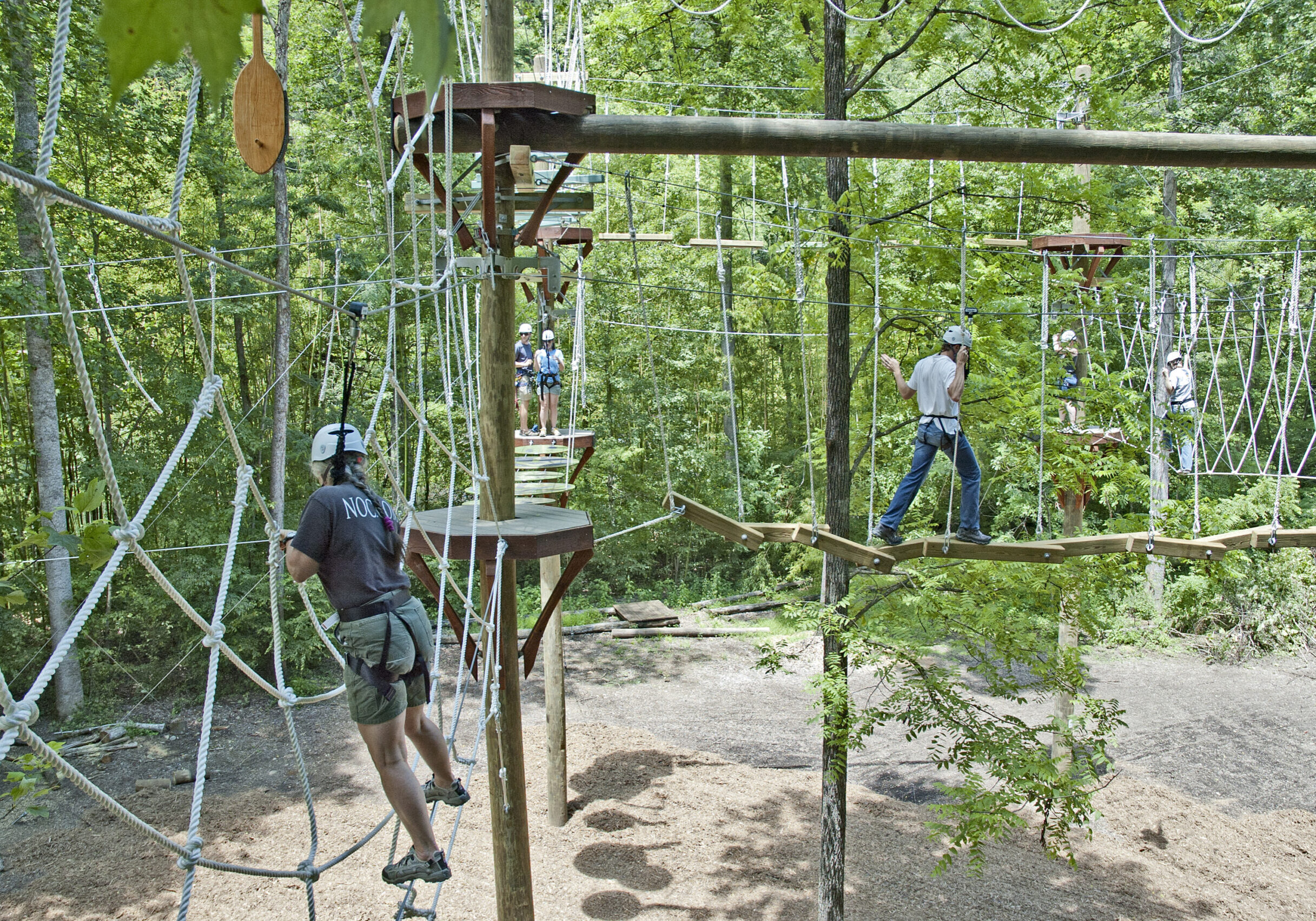 Spiders Web feature at NOA adventure course
